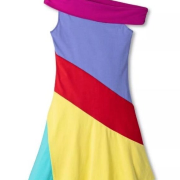 Stephen Burrows for Target Dress Rainbow Cotton - Picture 3 of 4